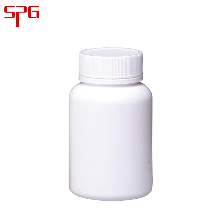 Pharmaceutical use 10ml-100ml White HDPE Plastic Bottles with caps for Pill/tablet