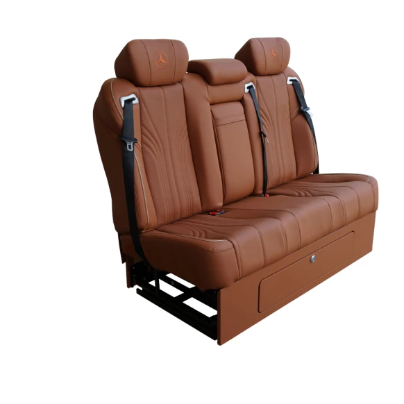 Роскошное кожаное автомобильное цельное сиденье для дивана с ящиком хранения MERCEDES Benz Vith