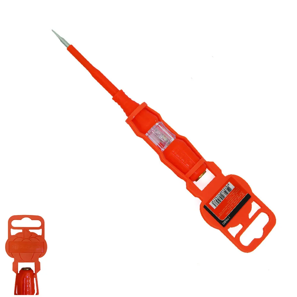 PUMPKIN TOOLS 500V ORANGE VOLTAGE TESTER 3x140mm PM17880