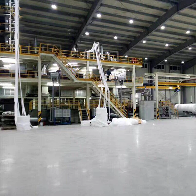 Customized Gsm film equipment textile making machine nonwoven fabric production line