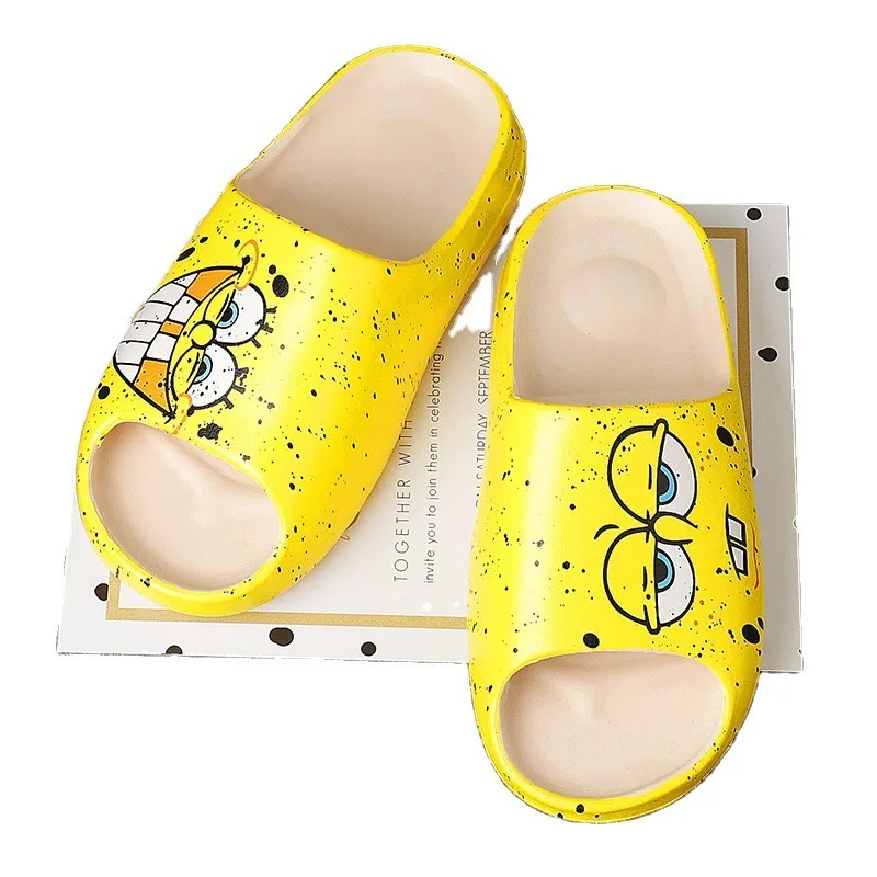 2021 Hot Selling Wholesale Cartoon SpongeBob The Clown summer womens sandals