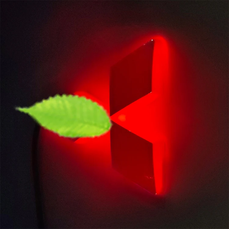 4D Car Styling LED Rear Emblem Light  Rear Tail  Emblem logo lights for  Mitsubishi Zinger  ASX  CUV