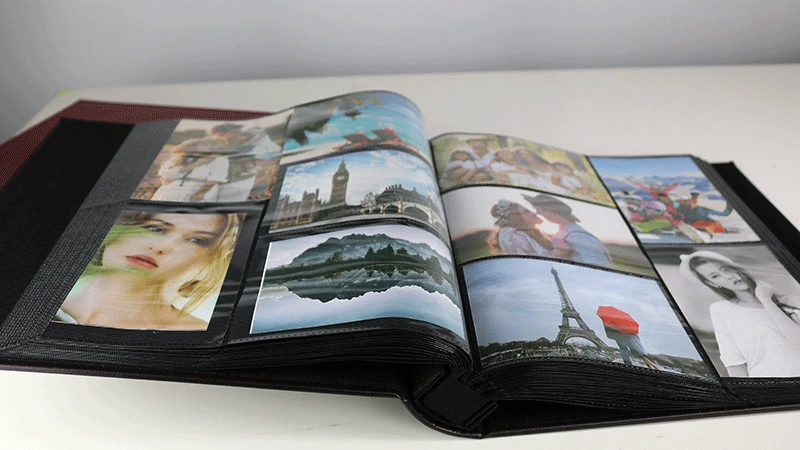 Factory direct printing album photo 4x6 500 photos collect scrapbook photo album linen 4x6