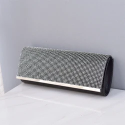 N564 Glitter gold party diamonds handbags luxury evening purses rhinestone party bag clutch