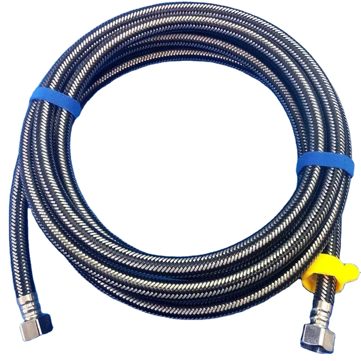 Double female thread stainless steel 304/202/201 braided metal flexible hose bathroom toilet faucet inlet water pipe