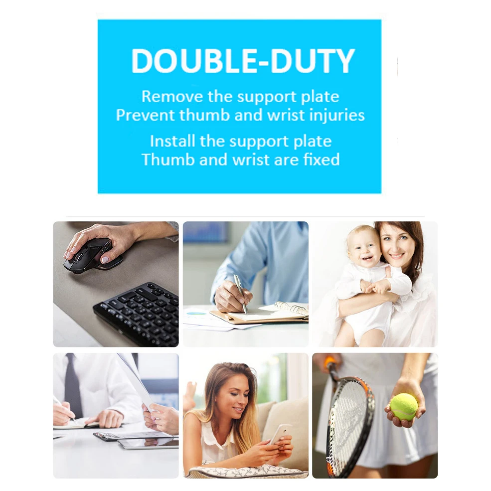Tendonitis Arthritis Aluminium Alloy Support Thumb Splint Brace Finger Splint