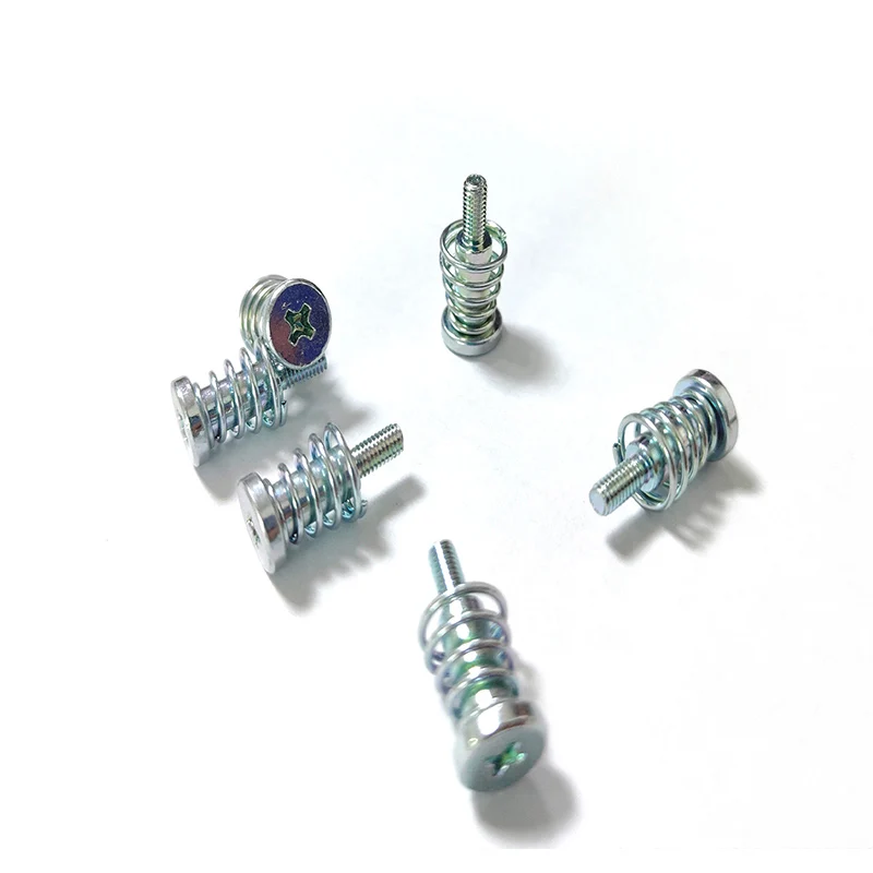 Custom size CPU Spring Loaded Heat Sink Screws for Computer Case Combined Spring screws