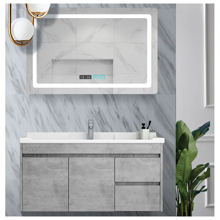 Wall Vanity Cabinets Corner Mounted Wooden Bathroom Bedroom Cabinet Shelf Storages