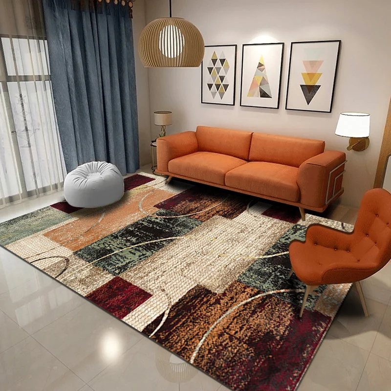 Wholesale hot selling white luxury area carpet digital printing floor mat customization 3D printing washable persian rugs viscos