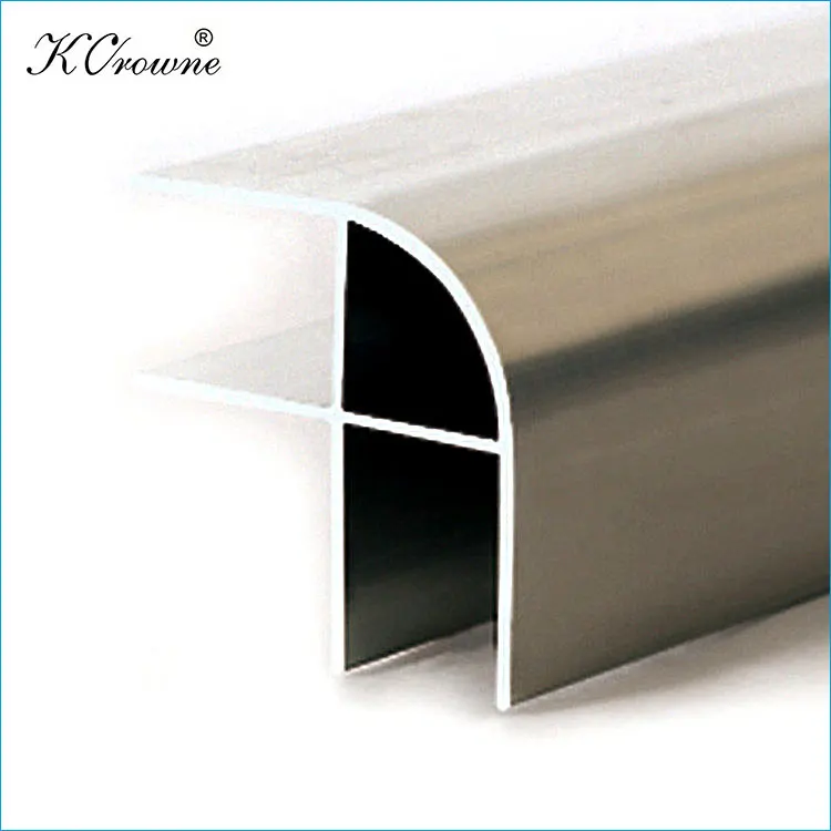 Aluminium Toilet Cubicle Partition Corner Profile Corner Channel for 12mm 13mm 18mm 19mm Thick HPL Panel