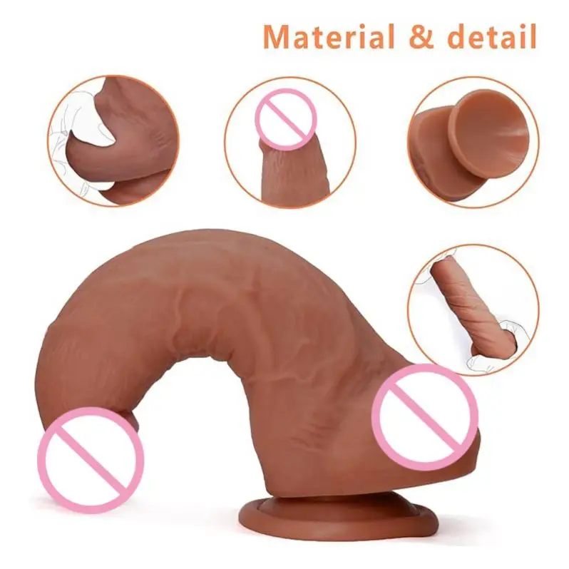 Xxl Huge Dildos Real Feel Male Realistic Sex Toys Dildo Sensual Dildos For Women Penis Toys