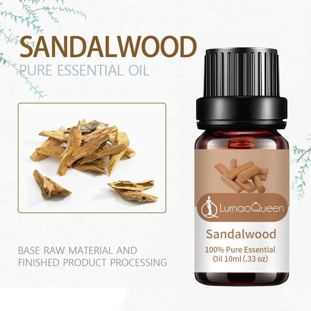 Sandal Wood Essential Oil 100% Natural Hot Sale Private Label Essential Oil Skin Care Essential Oil Vendors