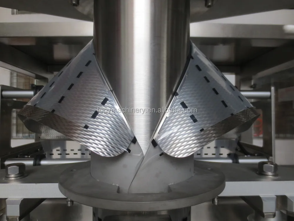 4 side seal nails dried food VFFS snack banana popcorn chips vertical packing machine