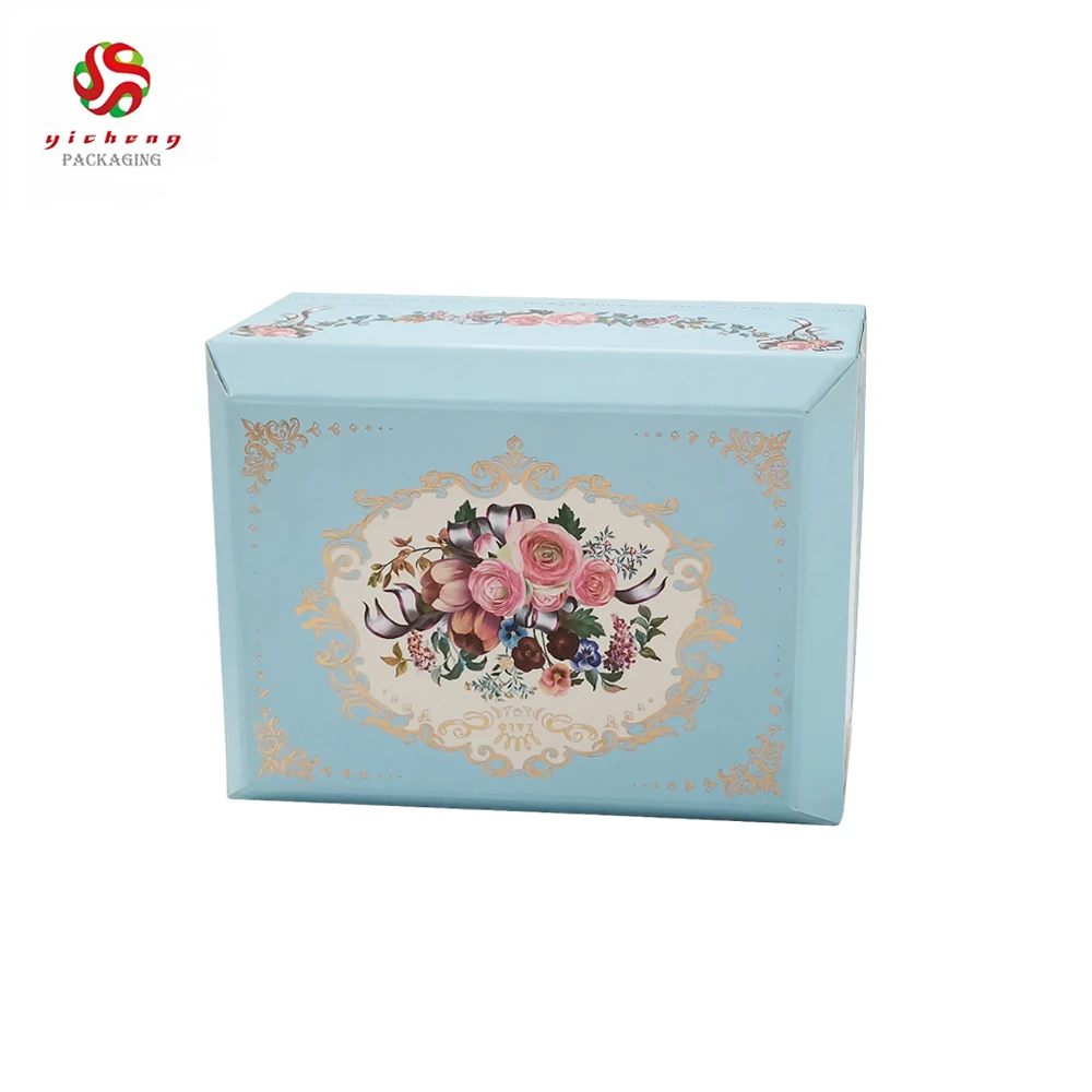 Chic Elegant Custom Cardboard Suitcases Packaging Children Baby Blanket Vintage Suitcase OEM Brand Gift Packaging Box