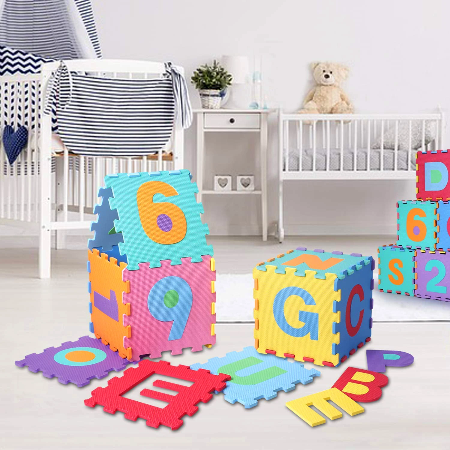 Number letter Pattern Baby Play Mat Puzzle Toys For Kids Children EVA Foam Yoga Crawling Mats Floor