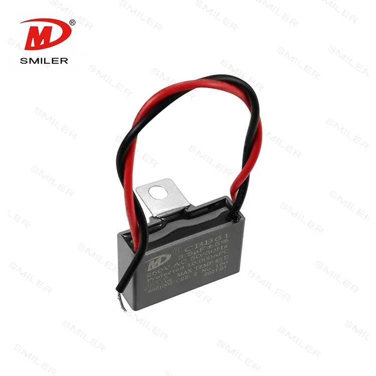 CBB61 конденсатор 4 мкФ 450 в 5% переменного тока 1 2 50/60 Гц потолочный вентилятор 5/1 8/2/2/2/2.5/3/4/5-20