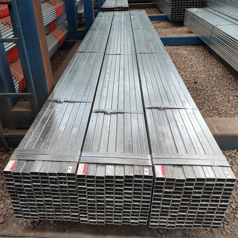 gi galvanized steel square hollow box section pipe 1 inch price