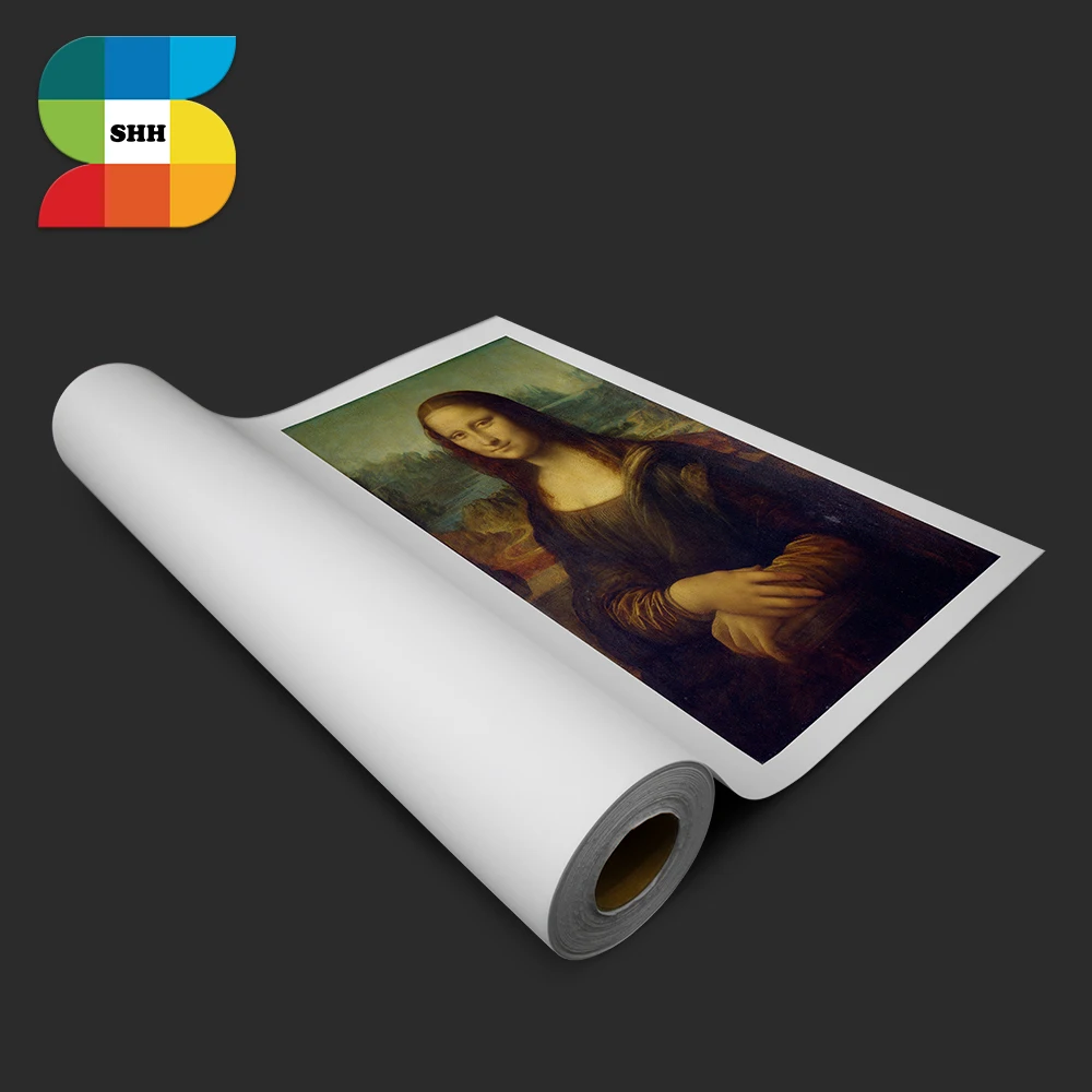 Art Supplies Glossy Polyester Canvas Inkjet Roll