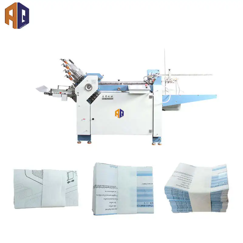 Round Pile Folding Machine with Stainless Steel Helical Gear Design Exclusively for Notebook Newspaper