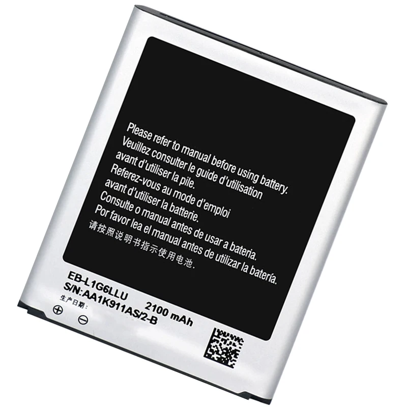 
rechargeable cellphone digital battery for samsung galaxy battery EB-L1G6LLU i9060 S3 i9300 
