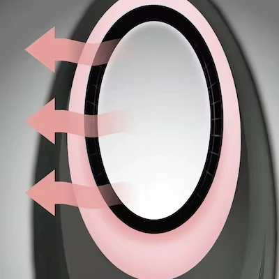 Hot Sale High Quality 1600W Bladeless Fan Heater With 3 setting speeds 7.5H timer With remote control