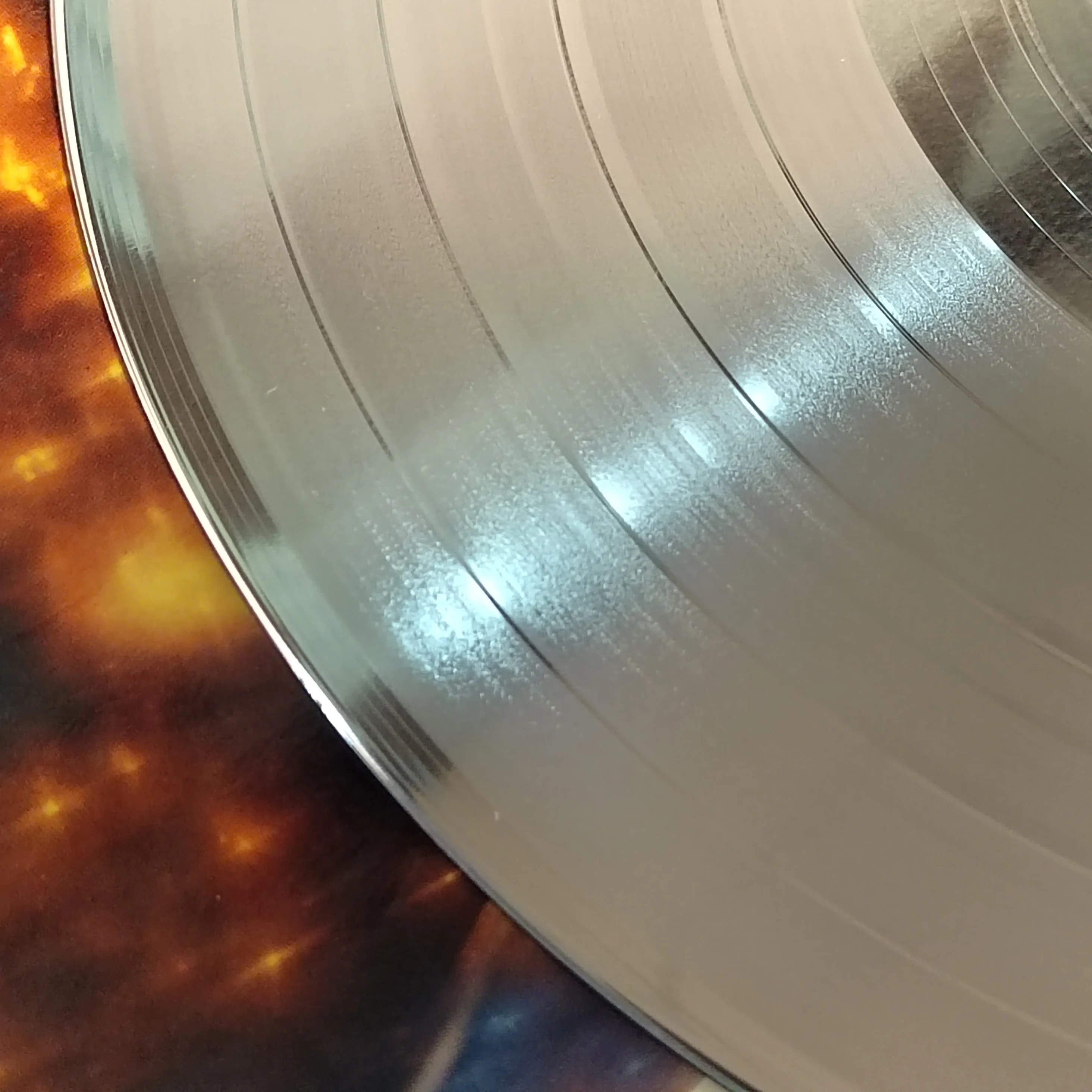 Виниловый диск Lp с серебряной репликацией и печатью 7 \