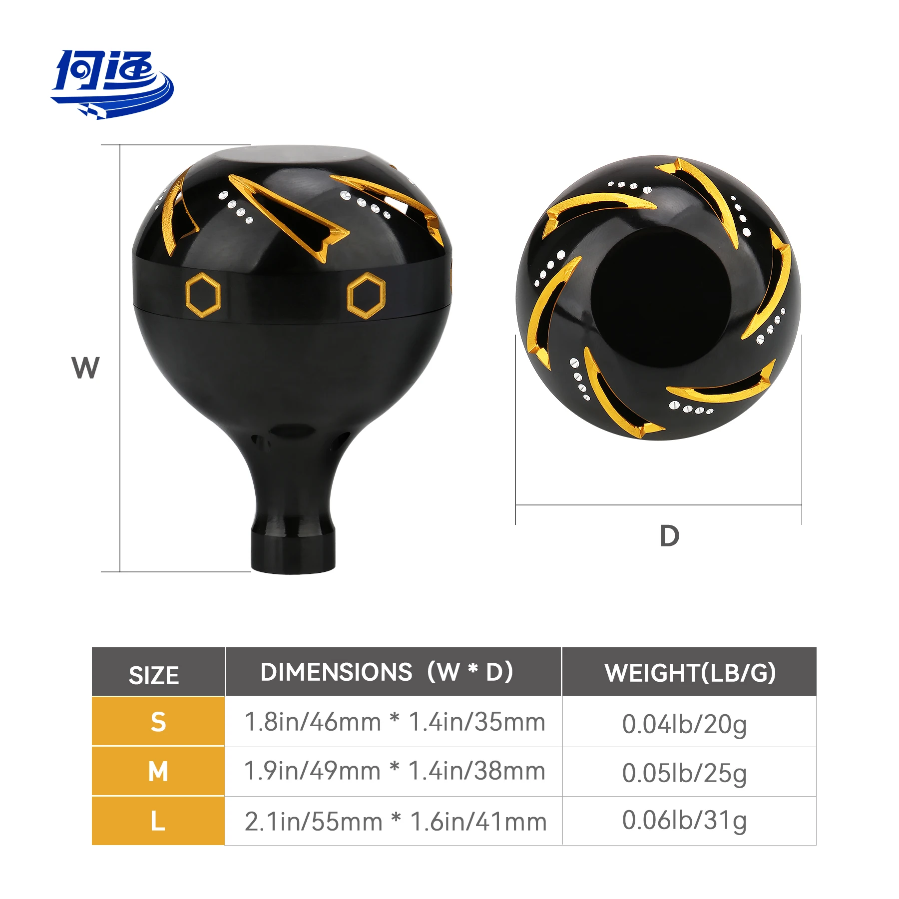 Power Knob Reel Handle for Shimano Stradic Sedona Sustain Daiwa Ballistic Fuego Tatula Saltwater Spinning Fishing Reel Handle