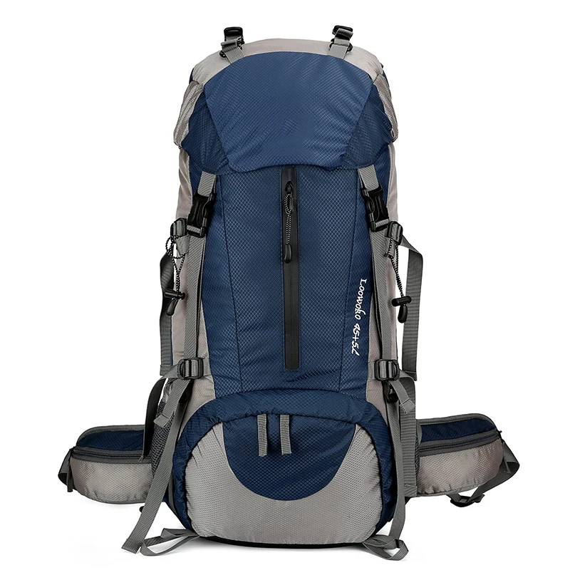 Large Capacity Custom Logo Waterproof Men Sport Outdoor Camping Traveling Nylon Hiking Bags Camping Backpack