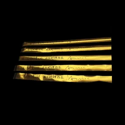 In concert 1.5cm*10m colorful silver golden flameproof printed metallic foil confetti streamers