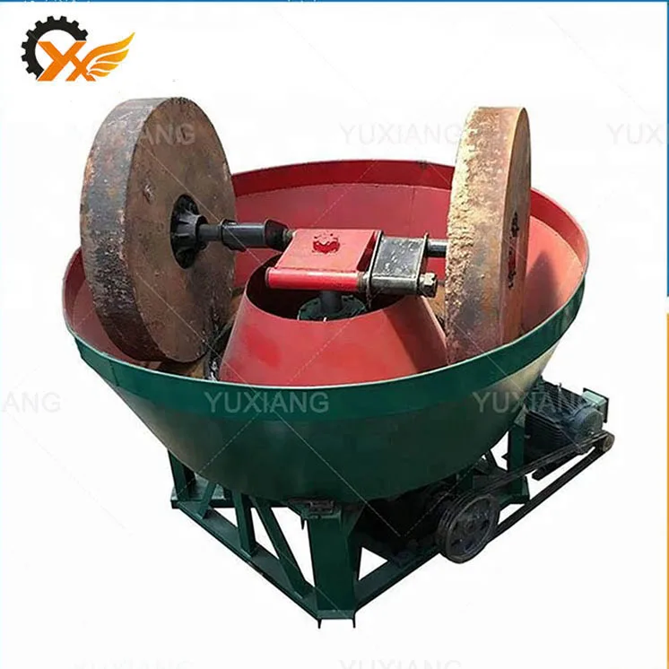 1 tons per hour gold milling machine 1200 Gold stamp mill/ gold ore grinding mill/ China wet pan mill for gold
