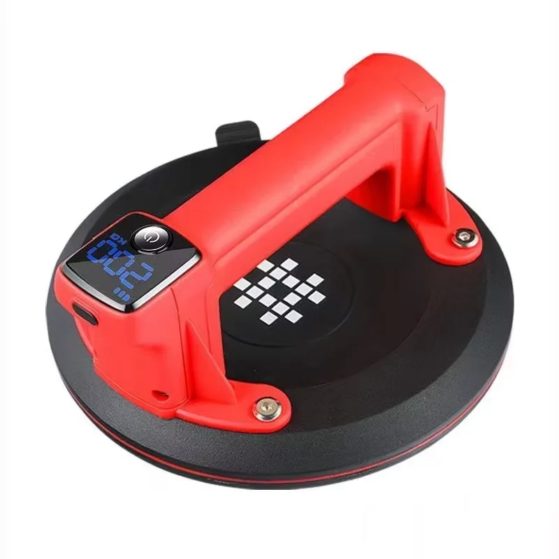 Rubber Electric Vacuum Suction Cup Digital Display Automatic Ceramic Gres Porcelain Tile Tilling Tools Vacuum Sucker Cups