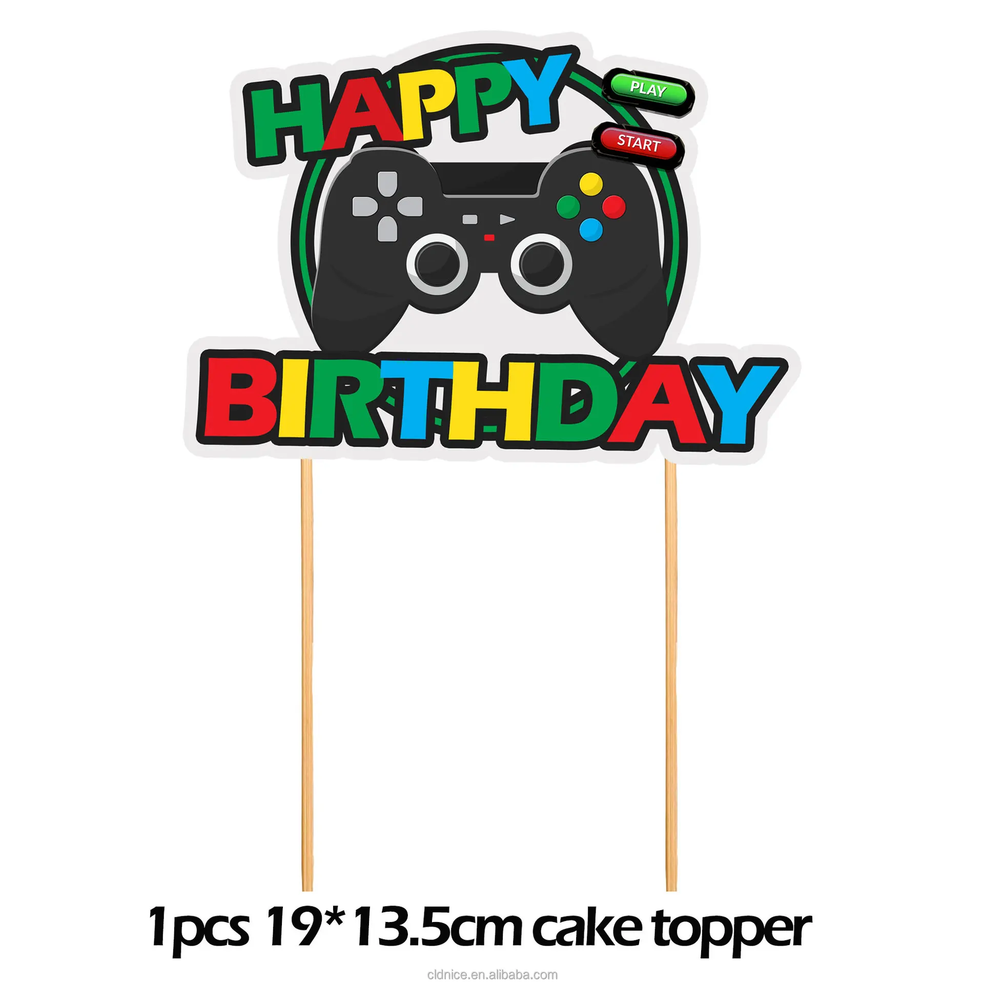 Nice Green Gamer Birthday Party Decoration Video Game Gaming Theme Party Supplies For Boys Game Players