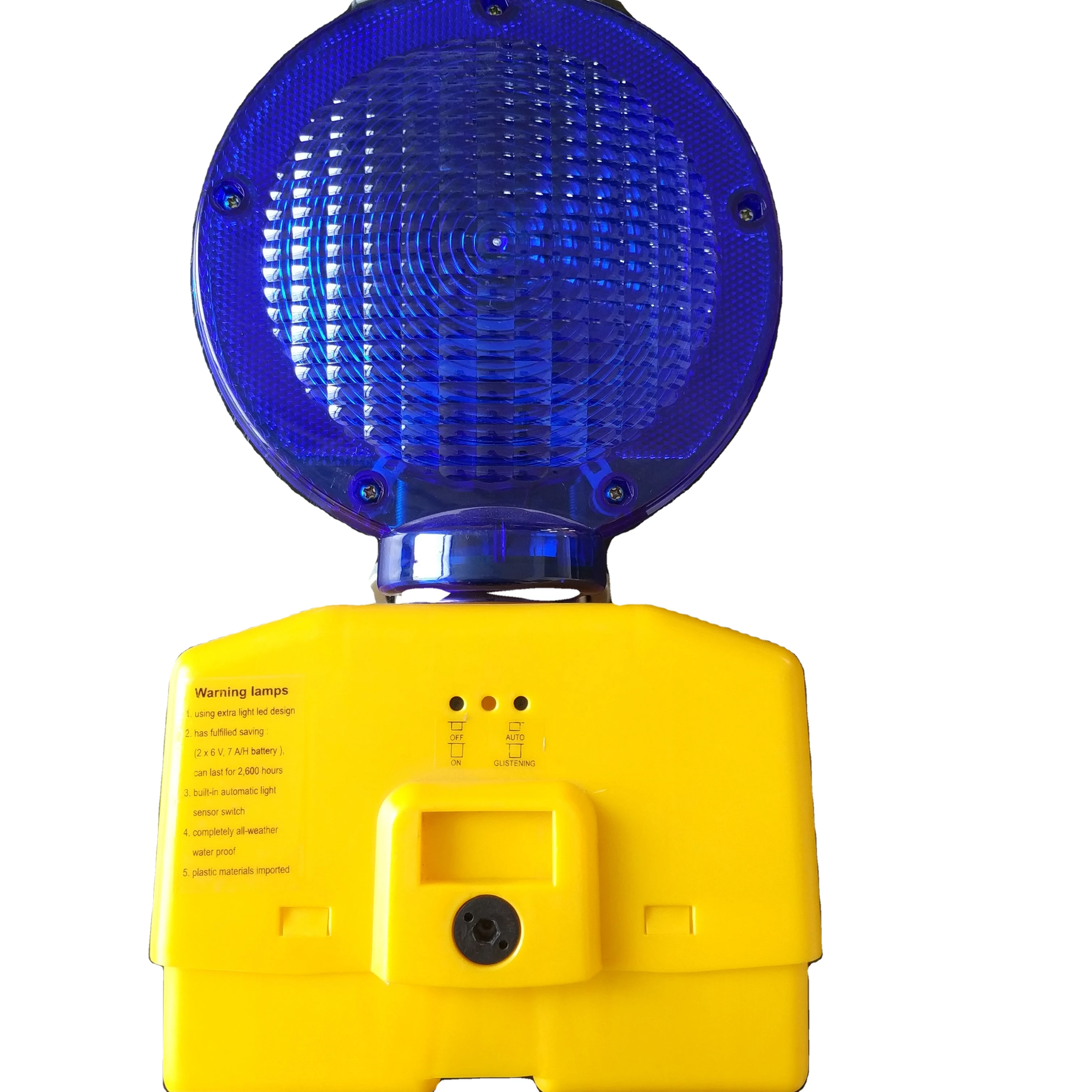 hot sale traffic warning light flashing LED solar road warning barricades traffic baton on traffic cones for warning safety