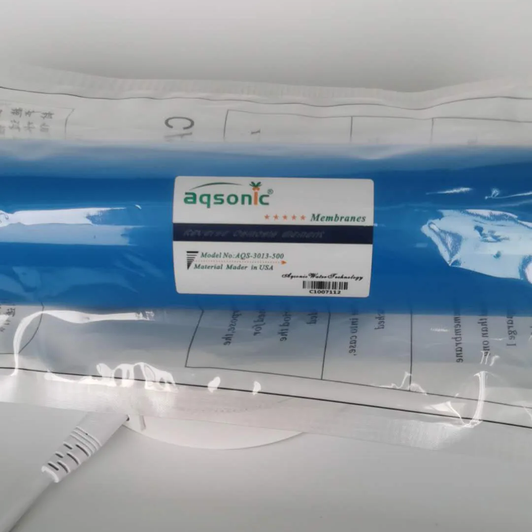 Water purifier with standard large flow RO reverse osmosis membrane 3013-600GPD high desalting rate