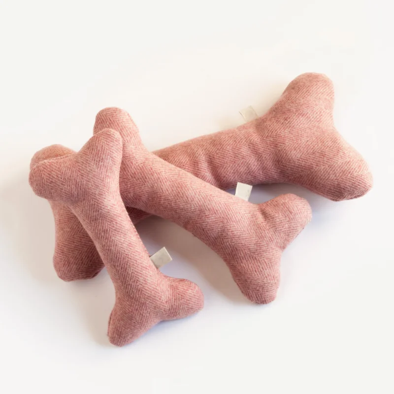 Bone Fabric Dog Activity Toy Customized Dog Christmas Toys Molar Stick Toy for Dog