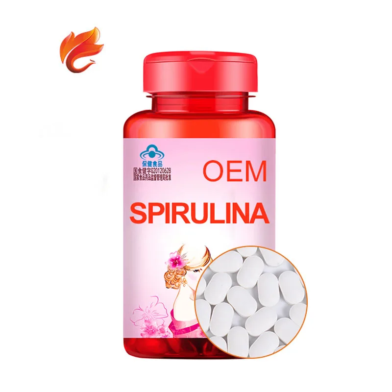 Fat Burn Spirulina Tablets Pills Chewable Tablets Pellets 600Mg