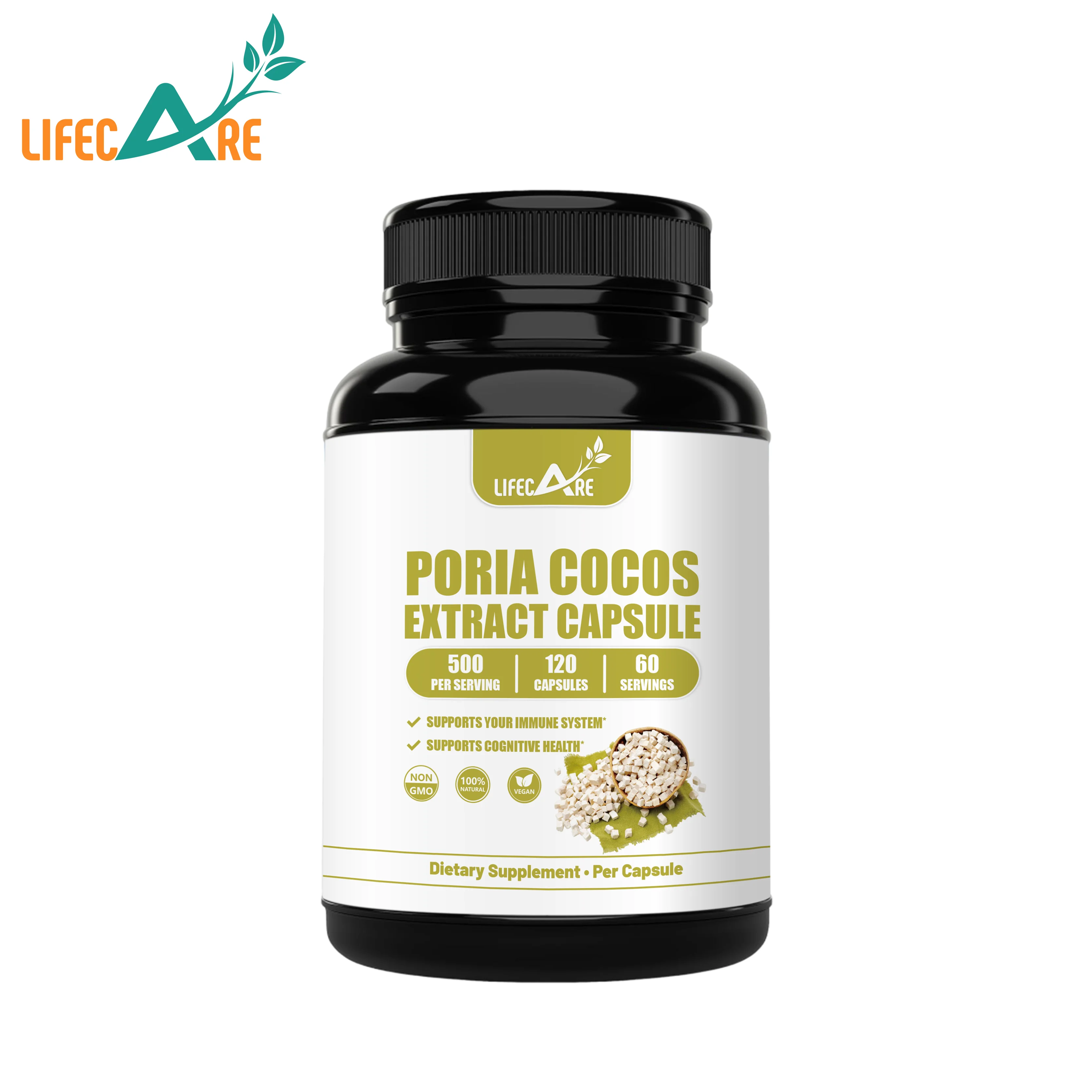 OEM Service poria cocos extract capsule High Quality poria cocos extract powder capsule