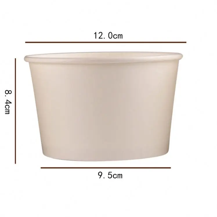 
2017 Kraft Paper Food Container Brown Disposable Paper Bowl /Disposable Fried Chicken Paper Bowl 