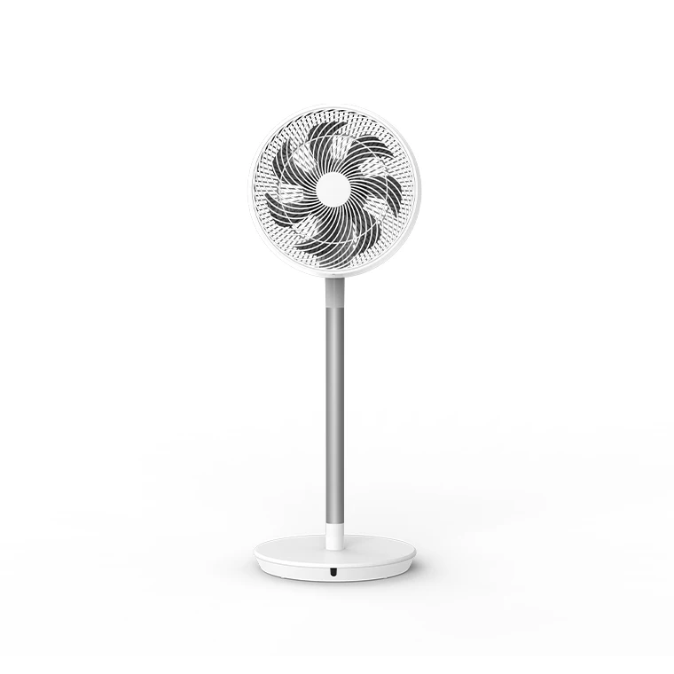 Air circulation Negative ions remote control Smart 3D Oscillating 35W 4 wind mode 1-12 hours timer on/off stand up fan