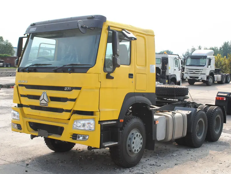 China Sinotruk howo Brand New tractor dump truck10 Wheels 6x4 371 Horsepower Trailer truck Head  420hp Howo head tractor t