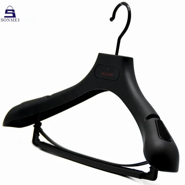 PP plastic thick hanger custom suit pant clothes hangers