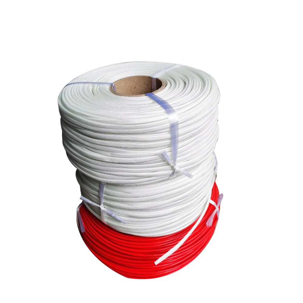 2022 New Products White Fiberglass Sleeving Coated With Polyurethane and Acrylic