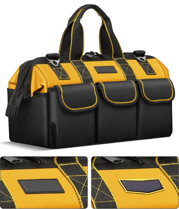 Large Capacity Durable Tool Bag Backpacks Heavy Duty Electrician Rolling Tool Carrier Bag Electrician Kit Tools Backpack