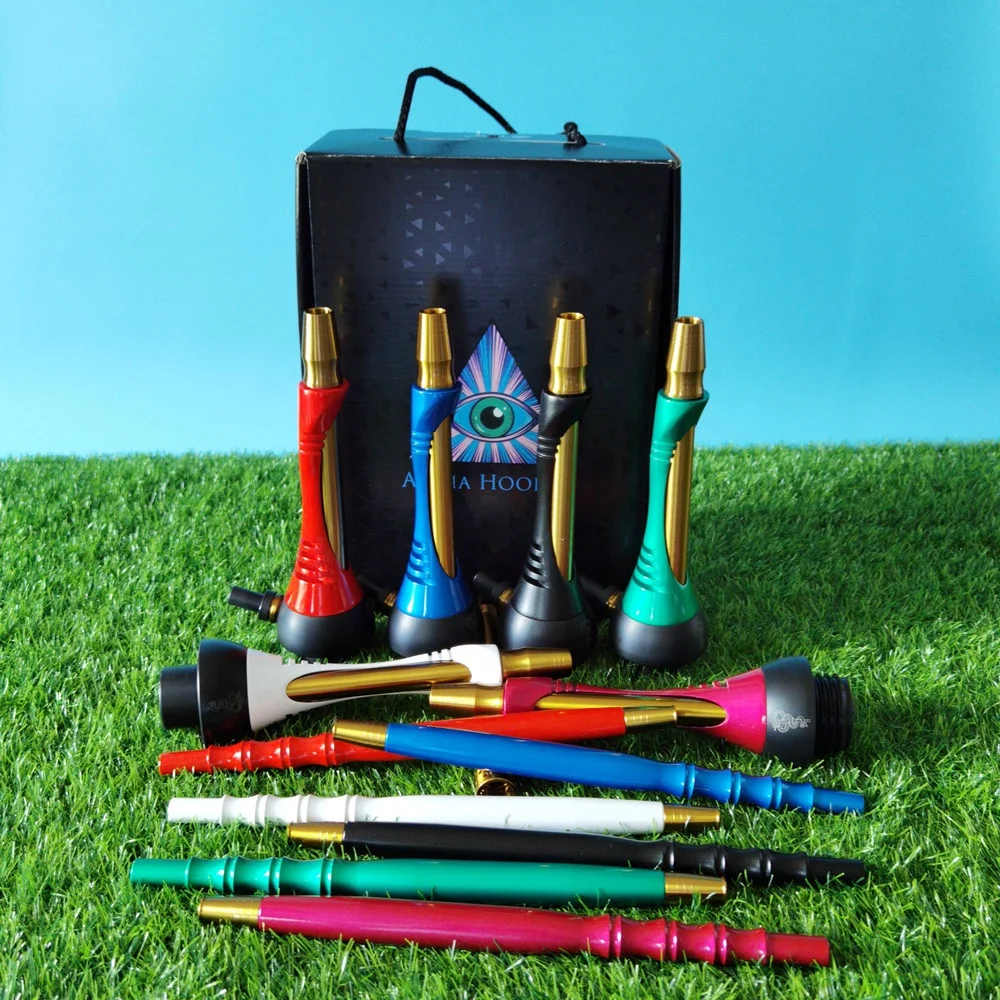 Factory spot direct sales hot selling gift box version zinc alloy stainless steel hookah ALPHA S HOOKAH