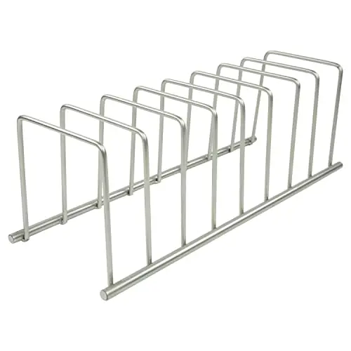 Satin Nickel Serving Trays Reusable Containers Spectrum Diversified Euro Kitchen Organizer for Plates