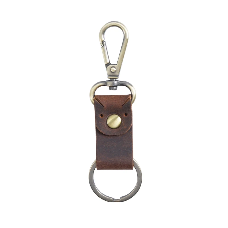 ya439 Lovely Design Key Ring Wholesale Genuine Leather Keychain for Car Key Chain