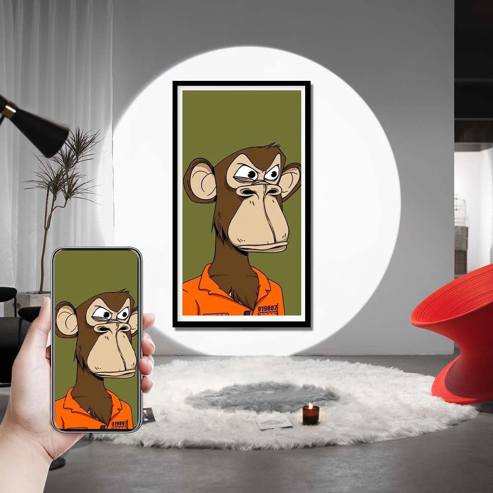 GPX 21.5 32 43 55 65 inch big large size screen photo video nft display screen portable art wifi display digital picture frame