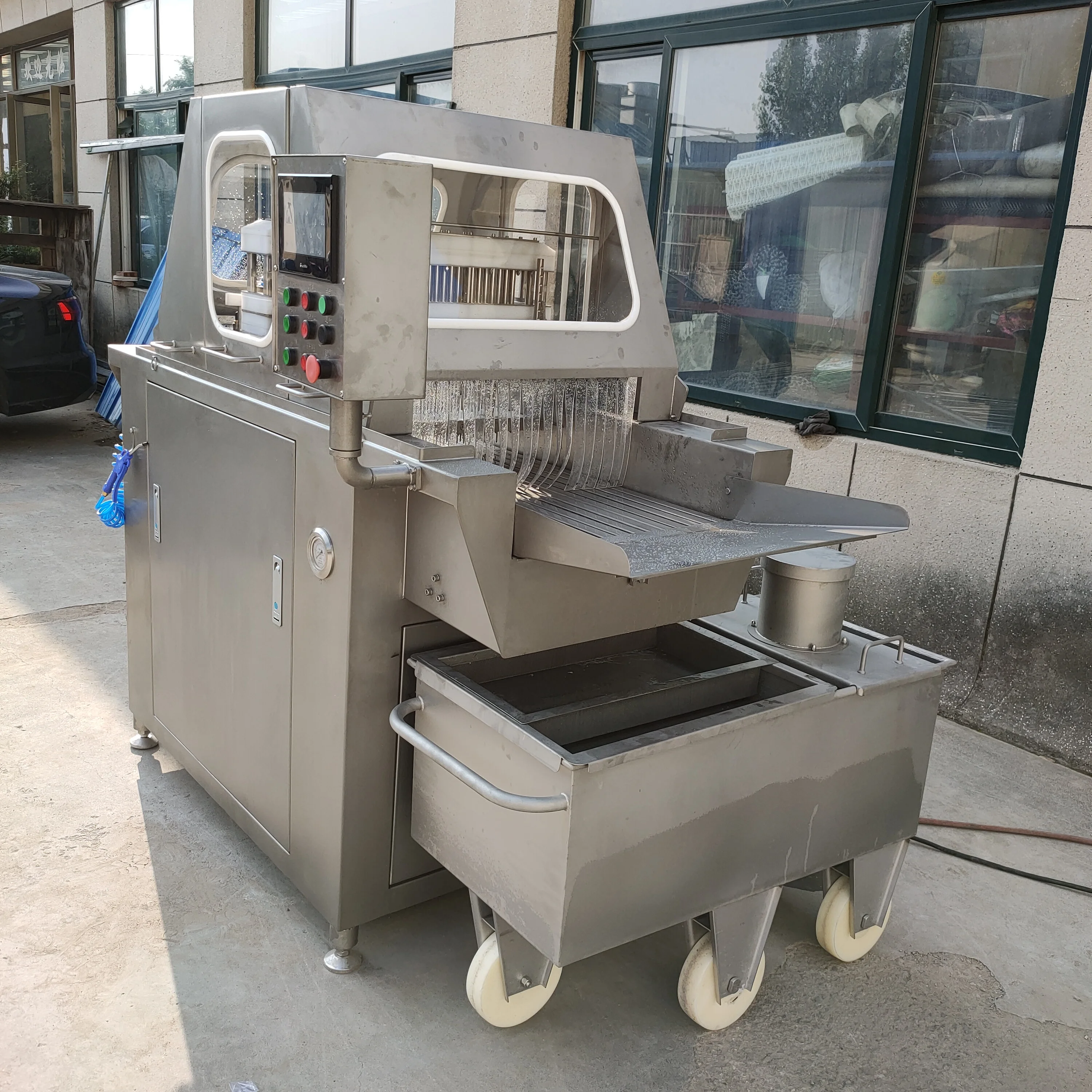 Stainless Steel Saline Injector for Chicken Salt Brine Injection Machine for Meat with Bone