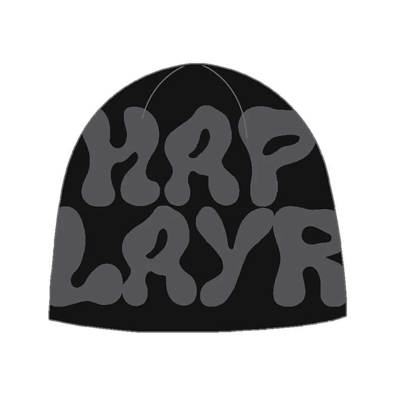 Oem пользовательский логотип унисекс акриловая жаккардовая зимняя шапка с черепом вязаная спортивная Лыжная шапка без манжет