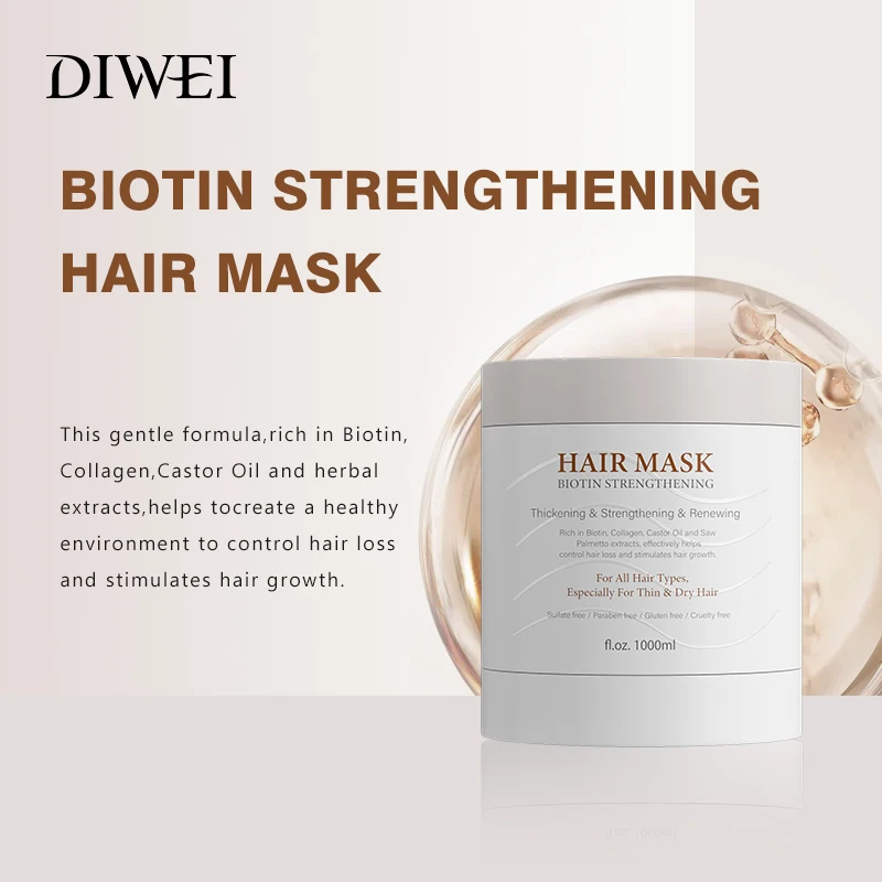 DIWEI Biotin Shampoo and Conditioner Set Hair Thickening Volumizing Products to Help Boost Thinning Hair with Added Keratin